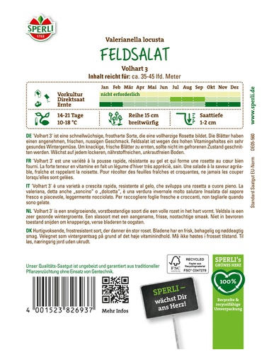 Feldsalat Volhart 3, MaxiPack 20g