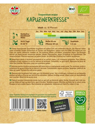 BIO Kapuzinerkresse