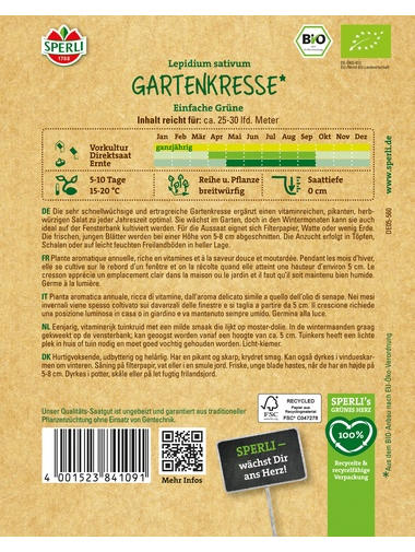 BIO Gartenkresse