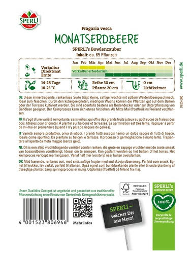 Monatserdbeere SPERLI's Bowlenzauber