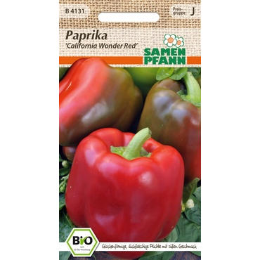 Bio Paprika California Wonder Red