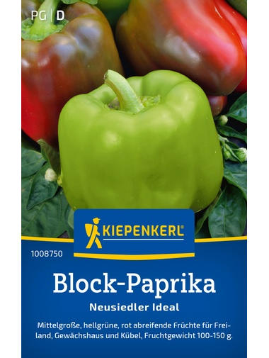 Block-Paprikasamen Neusiedler Ideal