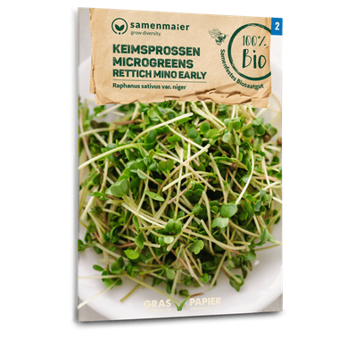 Keimsprossen Microgreens Rettich Mino Early