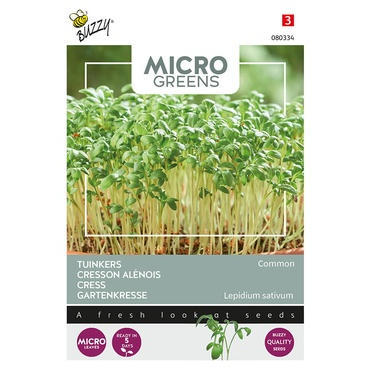 Buzzy® Microgreens, Gartenkresse Einfache