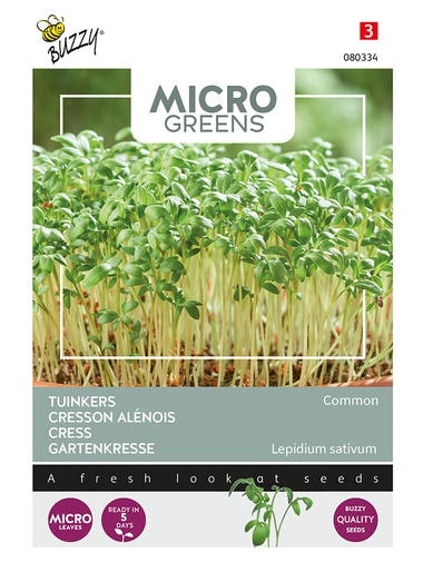 Buzzy® Microgreens, Gartenkresse Einfache