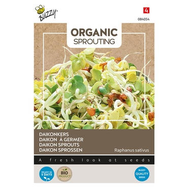 Buzzy® Organic Sprouting Rettich, Daikon (BIO)