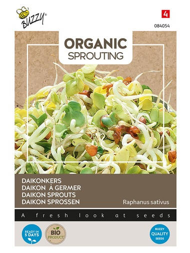 Buzzy® Organic Sprouting Rettich, Daikon (BIO)