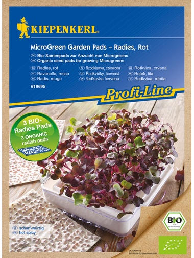 Microgreen Pads Radieschen, rot, Nachfüllpad