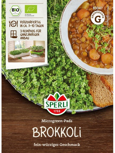 Microgreen-Pads Brokkoli