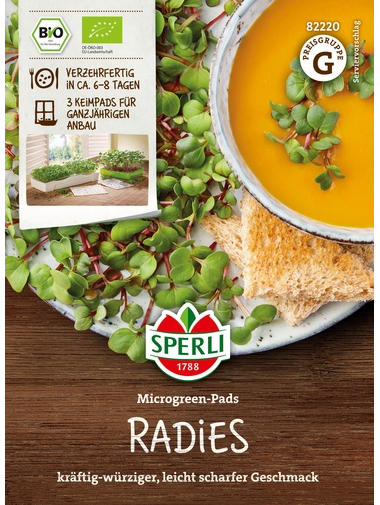 Microgreen-Pads Radies