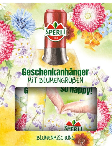 Geschenkanhänger für Flaschen - 3 Stück