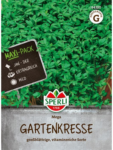 Gartenkresse Mega, MaxiPack 50g