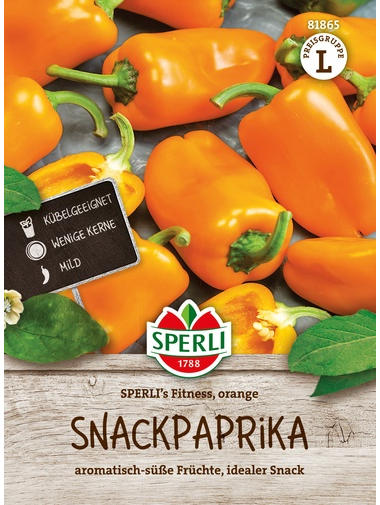 Snackpaprika SPERLI's Fitness, orange, F1