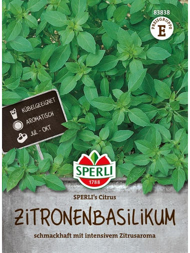 Zitronenbasilikum SPERLI's Citrus