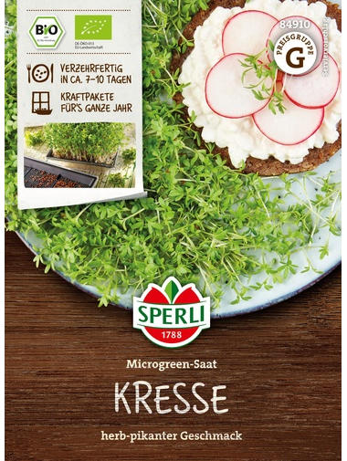 Microgreen-Saat Kresse