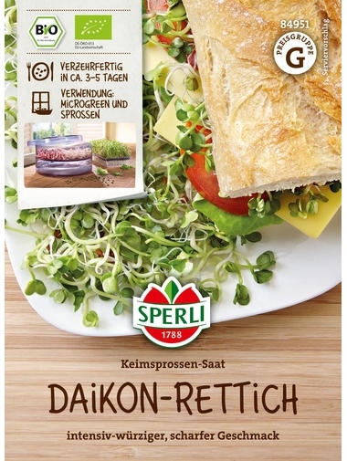 Keimsprossen-Saat Daikon-Rettich