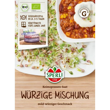 Keimsprossen-Saat Würzige Mischung