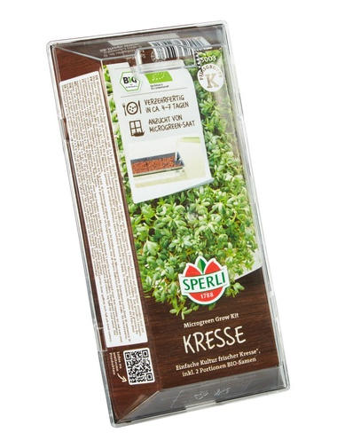 Microgreen Grow Kit, Anzuchtset Kresse